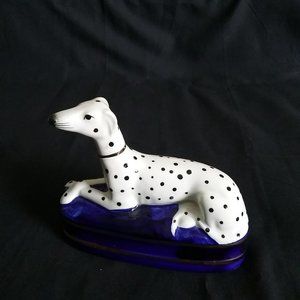 Porcelain Fitz And Floyd Dalmatian Trinket Box